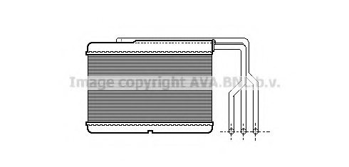 BMW 8351171 Heat Exchanger, interior heating